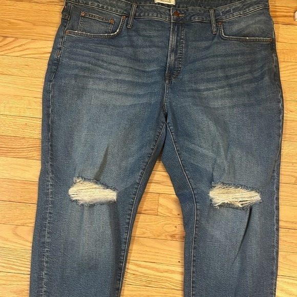 NEW Madewell Plus Perfect Vintage Crop Jean in Gooding Wash size 24W - Picture 3 of 10